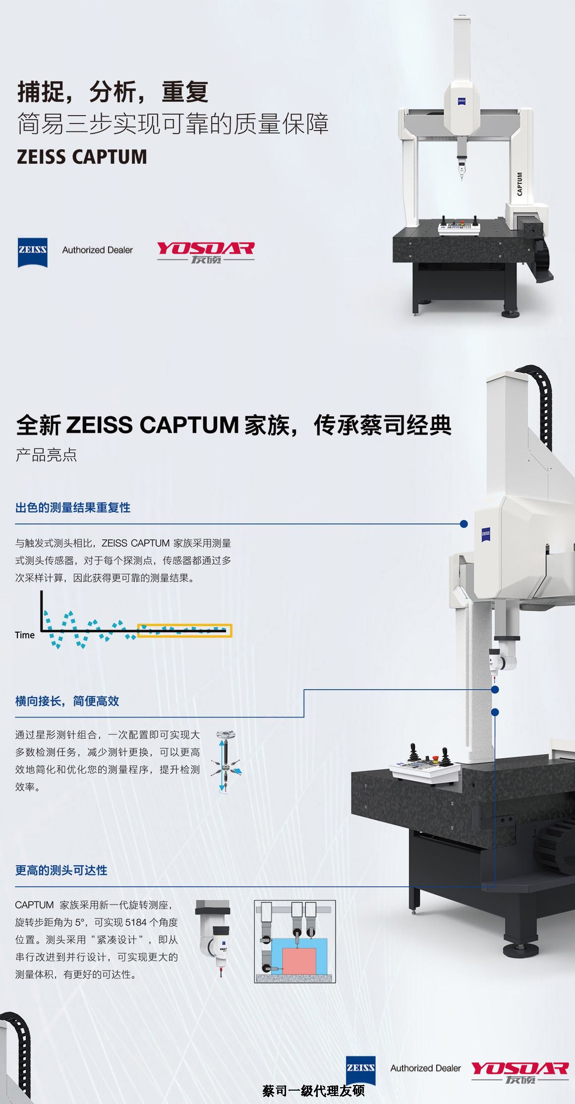 琼中蔡司三坐标CAPTUM